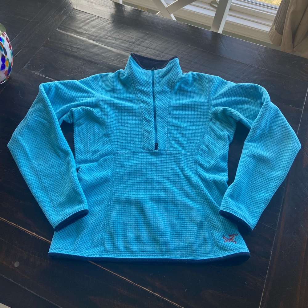 Light Blue Arc’teryx fleece pullover